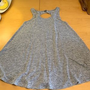 Aerie American eagle knit gray swing dress